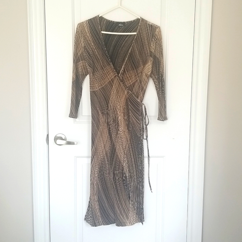 Mica Wrap-around Dress Size 10